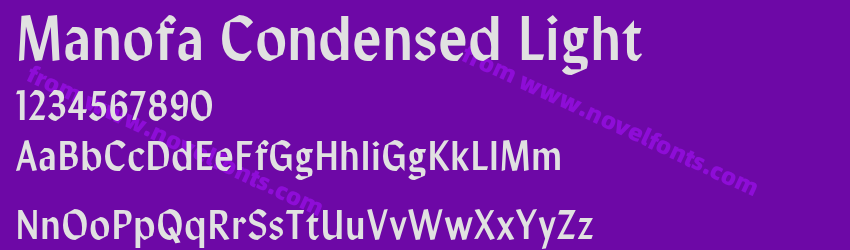 Manofa Condensed LightPreview Manofa Condensed LightPreview