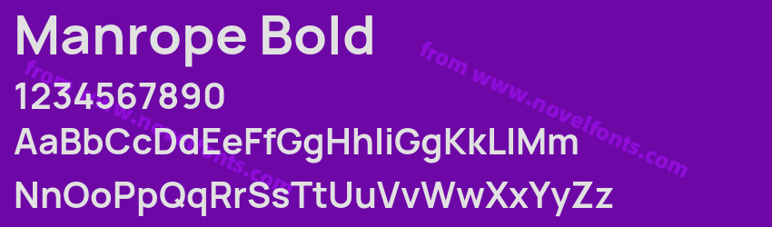 Manrope BoldPreview Manrope BoldPreview