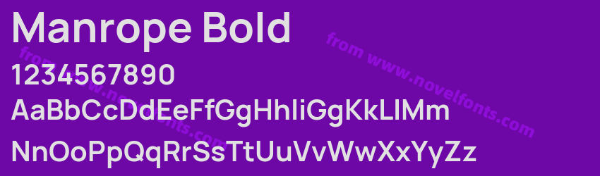 Manrope BoldPreview Manrope BoldPreview