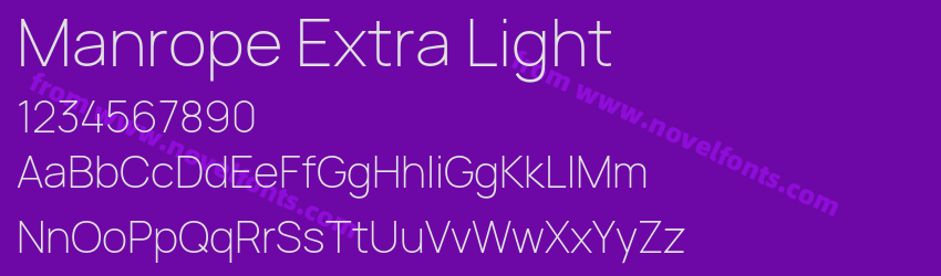 Manrope Extra LightPreview Manrope Extra LightPreview