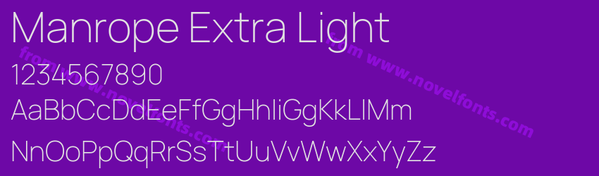 Manrope Extra LightPreview Manrope Extra LightPreview