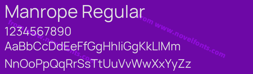 Manrope RegularPreview Manrope RegularPreview