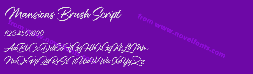 Mansions Brush ScriptPreview Mansions Brush ScriptPreview