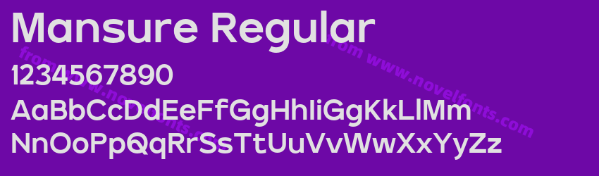 Mansure RegularPreview Mansure RegularPreview