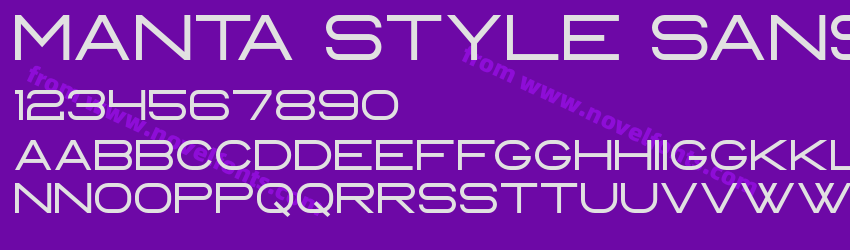 Manta Style SansPreview Manta Style SansPreview