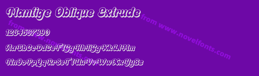 Mantige Oblique ExtrudePreview Mantige Oblique ExtrudePreview
