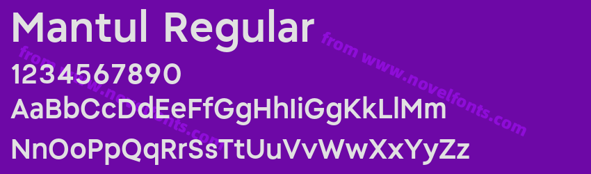 Mantul RegularPreview Mantul RegularPreview