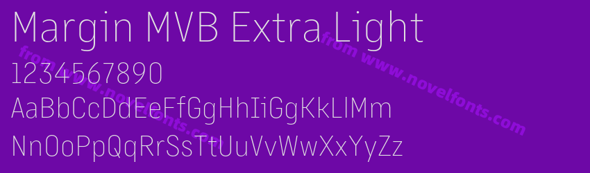 Margin MVB Extra LightPreview