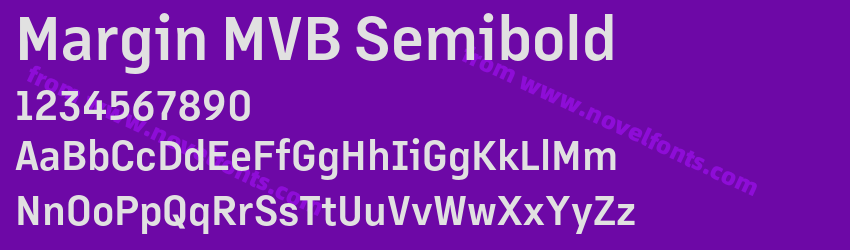 Margin MVB SemiboldPreview