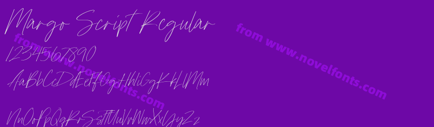 Margo Script RegularPreview Margo Script RegularPreview