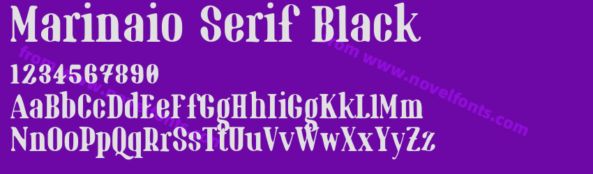 Marinaio Serif BlackPreview Marinaio Serif BlackPreview