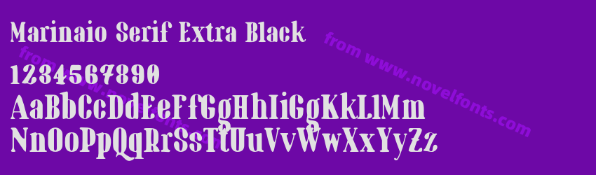Marinaio Serif Extra BlackPreview Marinaio Serif Extra BlackPreview
