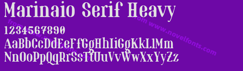 Marinaio Serif HeavyPreview Marinaio Serif HeavyPreview