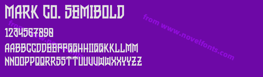 Mark Co. SemiboldPreview Mark Co. SemiboldPreview