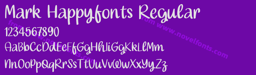 Mark Happyfonts RegularPreview Mark Happyfonts RegularPreview