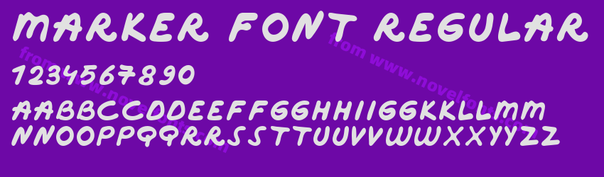 Marker Font RegularPreview Marker Font RegularPreview