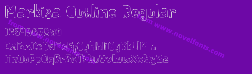Markisa Outline RegularPreview Markisa Outline RegularPreview