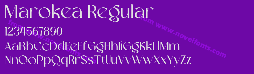 Marokea RegularPreview Marokea RegularPreview