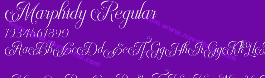 Marphidy RegularPreview Marphidy RegularPreview