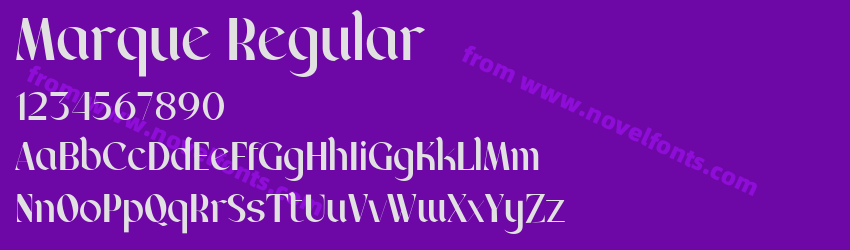 Marque RegularPreview Marque RegularPreview