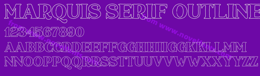 Marquis Serif OutlinePreview Marquis Serif OutlinePreview
