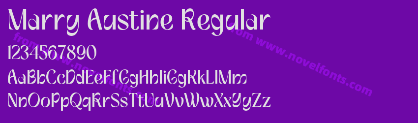 Marry Austine RegularPreview Marry Austine RegularPreview