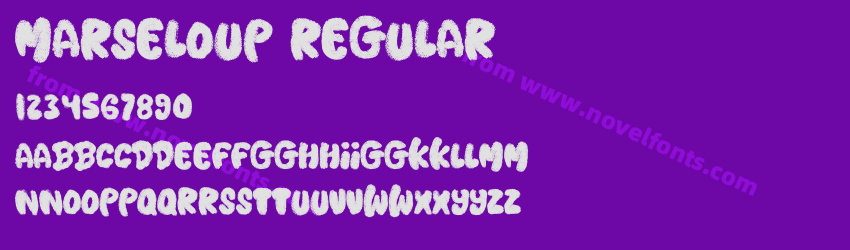 Marseloup RegularPreview Marseloup RegularPreview
