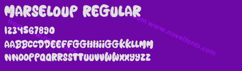 Marseloup RegularPreview Marseloup RegularPreview