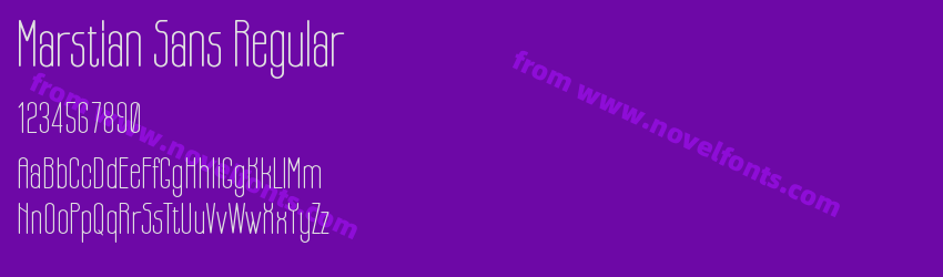 Marstian Sans RegularPreview Marstian Sans RegularPreview