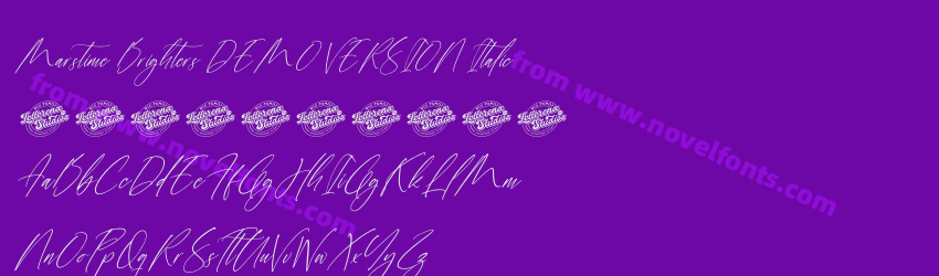 Marstime Brighters DEMO VERSION ItalicPreview Marstime Brighters DEMO VERSION ItalicPreview