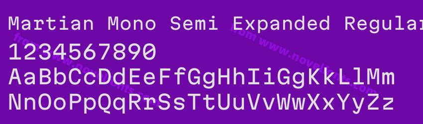Martian Mono Semi Expanded RegularPreview Martian Mono Semi Expanded RegularPreview