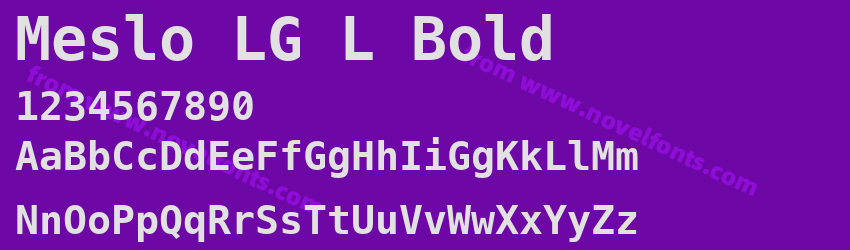 Meslo LG L BoldPreview