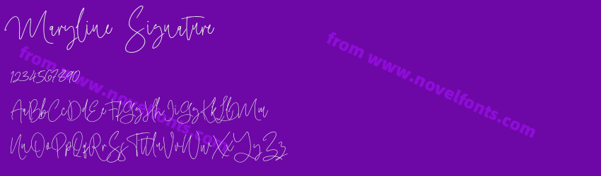 Maryline SignaturePreview Maryline SignaturePreview