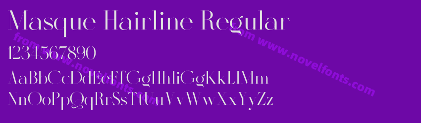 Masque Hairline RegularPreview Masque Hairline RegularPreview