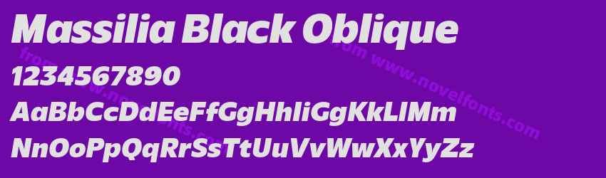 Massilia Black ObliquePreview Massilia Black ObliquePreview