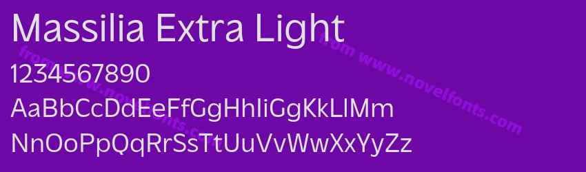 Massilia Extra LightPreview Massilia Extra LightPreview