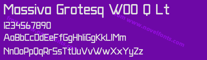 Massiva Grotesq W00 Q LtPreview Massiva Grotesq W00 Q LtPreview