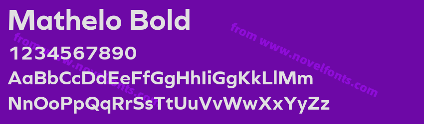 Mathelo BoldPreview Mathelo BoldPreview
