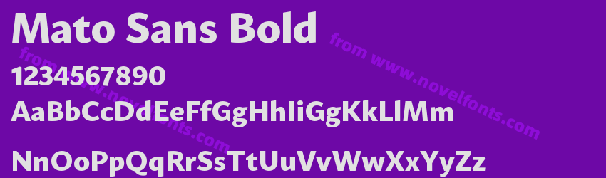 Mato Sans BoldPreview Mato Sans BoldPreview