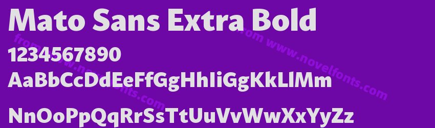 Mato Sans Extra BoldPreview Mato Sans Extra BoldPreview