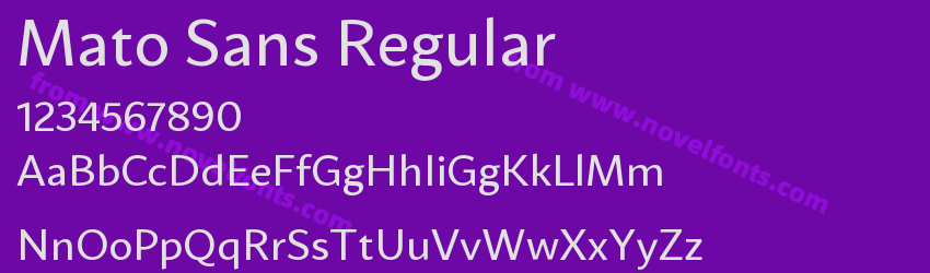 Mato Sans RegularPreview Mato Sans RegularPreview