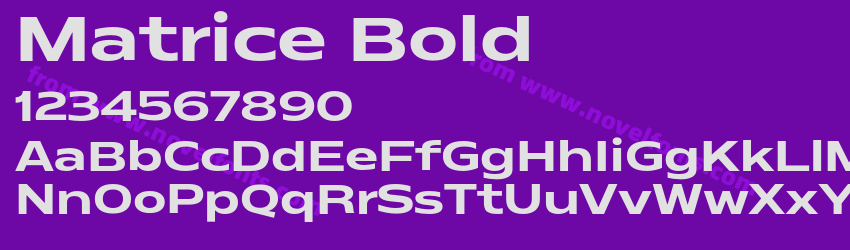 Matrice BoldPreview Matrice BoldPreview