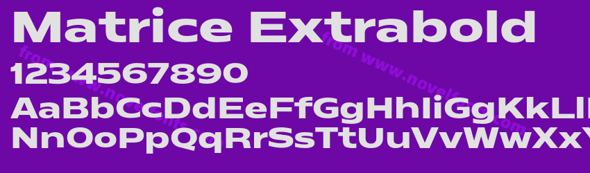 Matrice ExtraboldPreview Matrice ExtraboldPreview