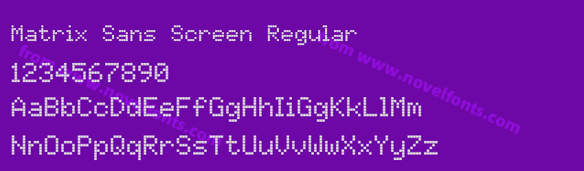 Matrix Sans Screen RegularPreview Matrix Sans Screen RegularPreview