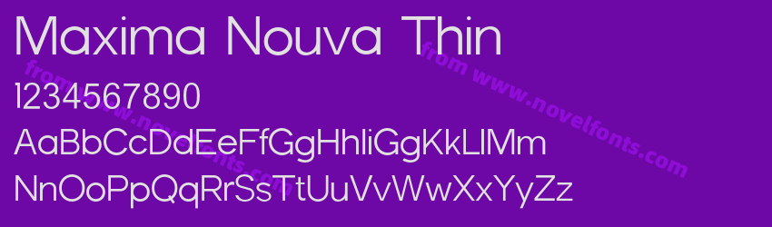 Maxima Nouva ThinPreview Maxima Nouva ThinPreview