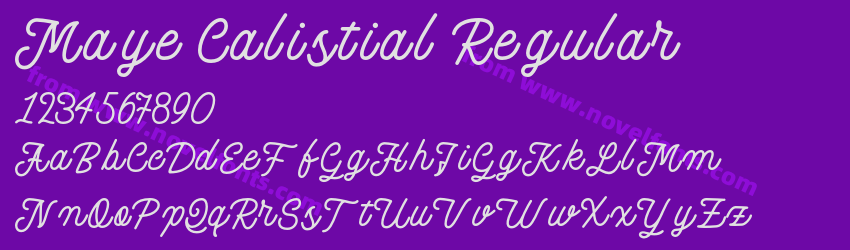 Maye Calistial RegularPreview Maye Calistial RegularPreview