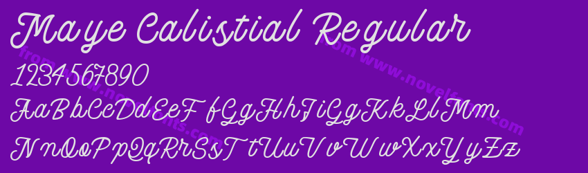 Maye Calistial RegularPreview Maye Calistial RegularPreview