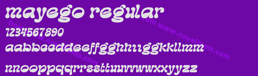 Mayego RegularPreview Mayego RegularPreview