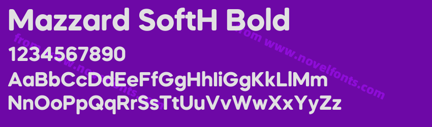 Mazzard SoftH BoldPreview Mazzard SoftH BoldPreview