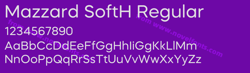 Mazzard SoftH RegularPreview Mazzard SoftH RegularPreview